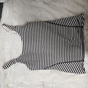 LULULEMON striped tank with built in sports bra. Size 10